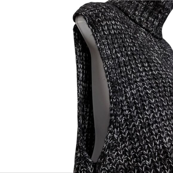 NWT POL December Nights Marled Sleeveless Turtleneck Midi Sweater Dress L - Picture 3 of 8